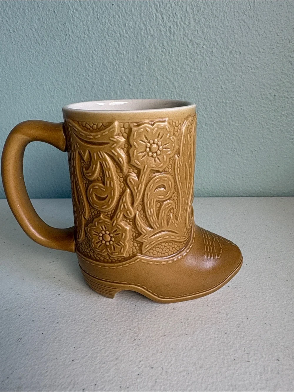 Vintage 1960’s Ceramarte Cowboy Boot Shaped Ceramic Mug from Brazil